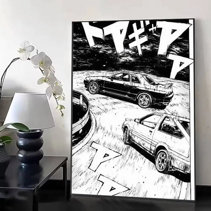 Initial D Poster Sticker