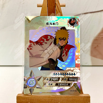 Kayou Genuine Anime Naruto Card SP Full Series No.001-040 Gaara Uzumaki Naruto Namikaze Minato Rare Collection Card Toy Gift