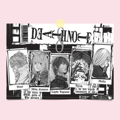 Death Note Light Yagami Canvas Poster