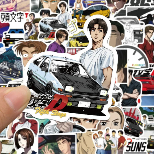 Initial D Fujiwara Takumi Stickers