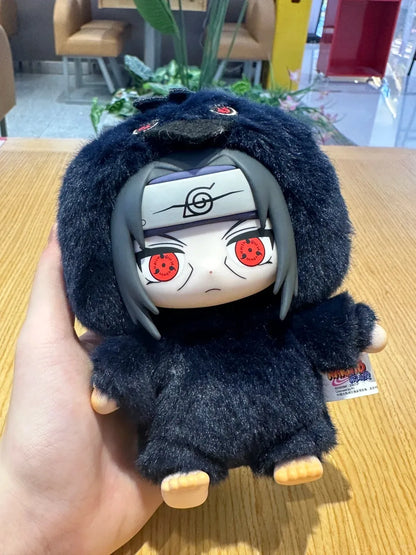 Toptoy Naruto Shippuden Beast Party Series Vinyl Figure Plush-Like Texture Blind Box Chibi Kakashi Sasuke Collectible