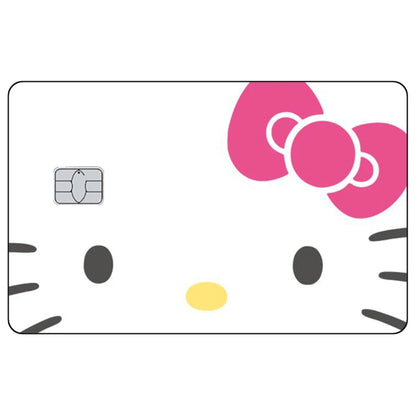 Kawaii Kitty Credit Card Sticker