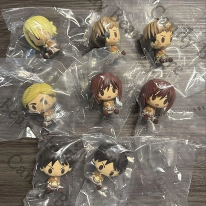 Genuine Anime Attack on Titan Annie Jean Kirstein Sasha Erwin Eren Jaeger Cosplay Cartoon Garage Kits Figurine Model Xmas Gift