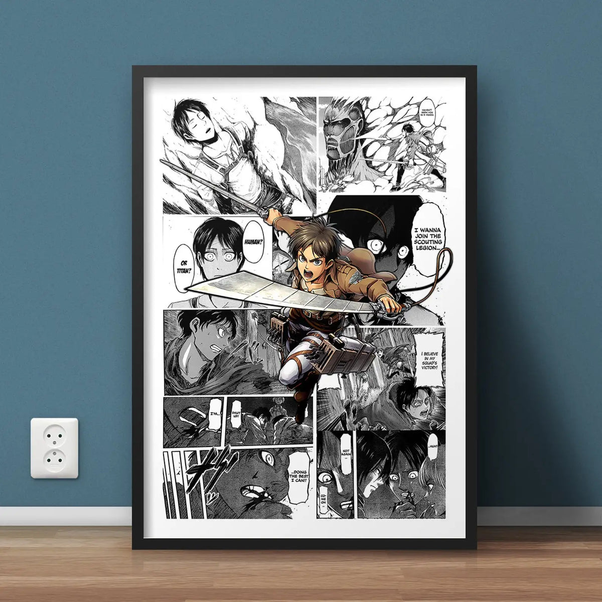 Japan Anime Attack on Titan Poster Cartoon Posters Canvas Painting Wall Art Home Decor Pictures For Living Room Decoration