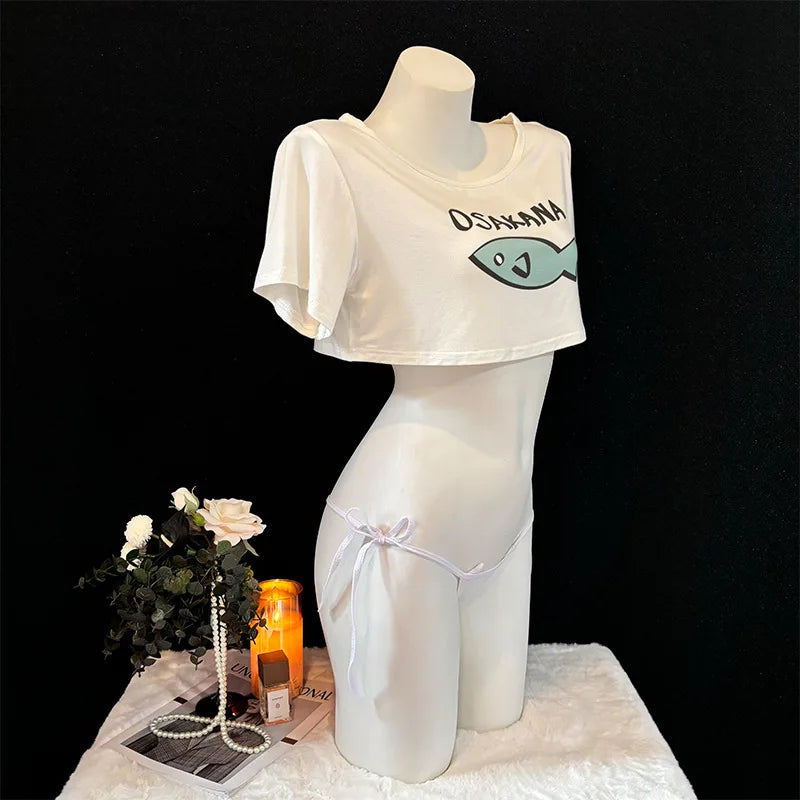 Kinako Osakana Crop Top