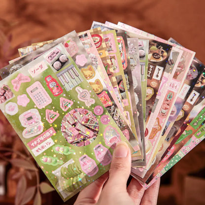 Japanese Style Dessert Sticker Book