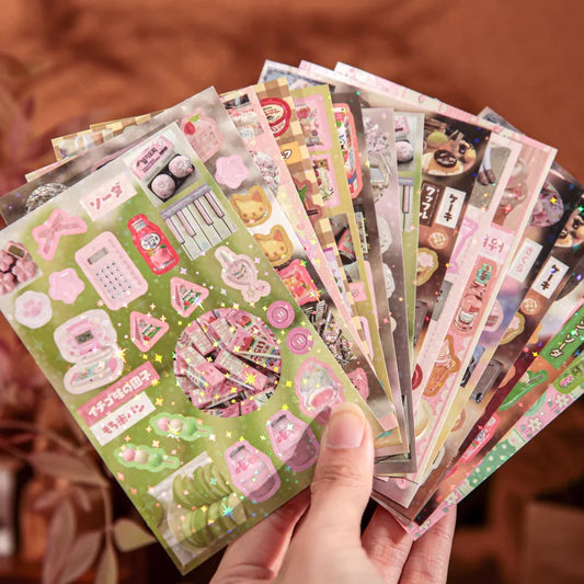 Japanese Style Dessert Sticker Book