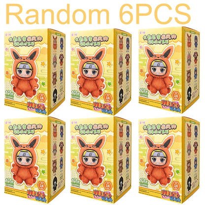 BANDAI Eaki Naruto Uzumaki Naruto Blind Box Shippuden Beast Party Series Jiraiya Plush Doll Anime Characters Are Cute Toys Gifts