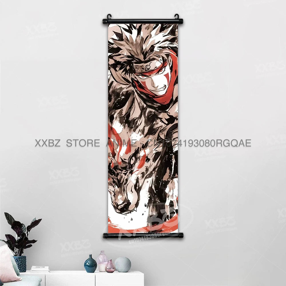 Naruto Hyuga Hinata Canvas Scroll