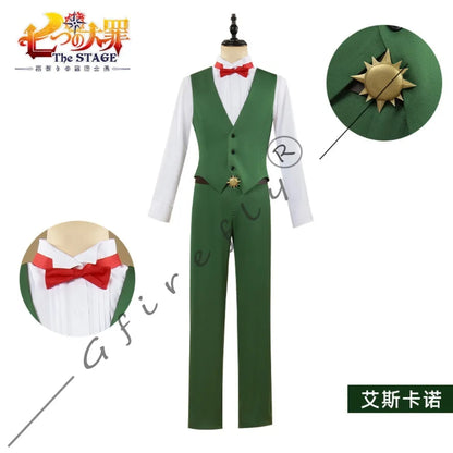 The Seven Deadly Sins Escanor Cosplay Costume