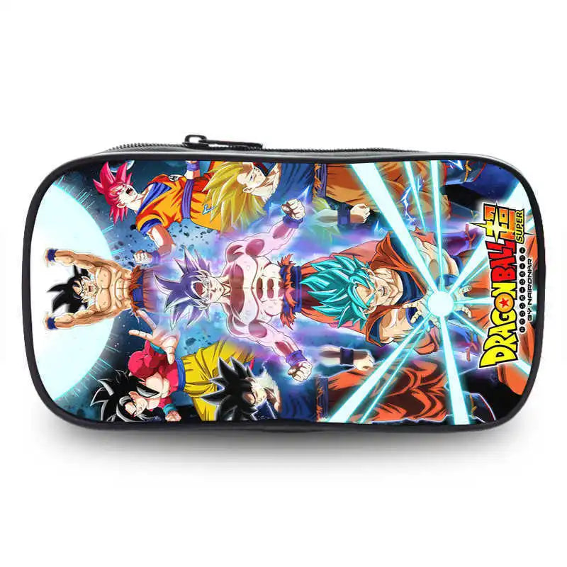 Dragon Ball pencil case cartoon anime merchandise durable Oxford cloth stationery box student study supplies printed storage bag