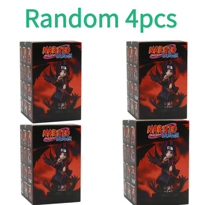 Hot Bandai Naruto Shippuden Akatsuki Series Anime Figure Peripheral, Naruto Trendy Doll, Creative Desktop Orname Surprise Gifts