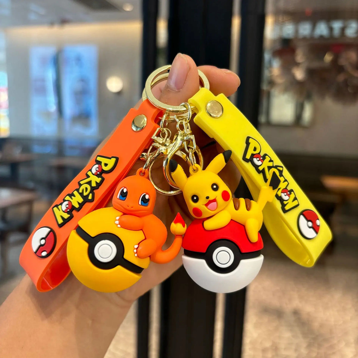 Pokémon Pikachu Keychain Set