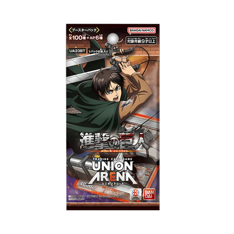 BANDAI Union Arena Attack on Titan UA23BT Booster Japanese Anime TCG Collection Card
