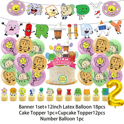 Battle For Dreaming Island Birthday Backdrop Set