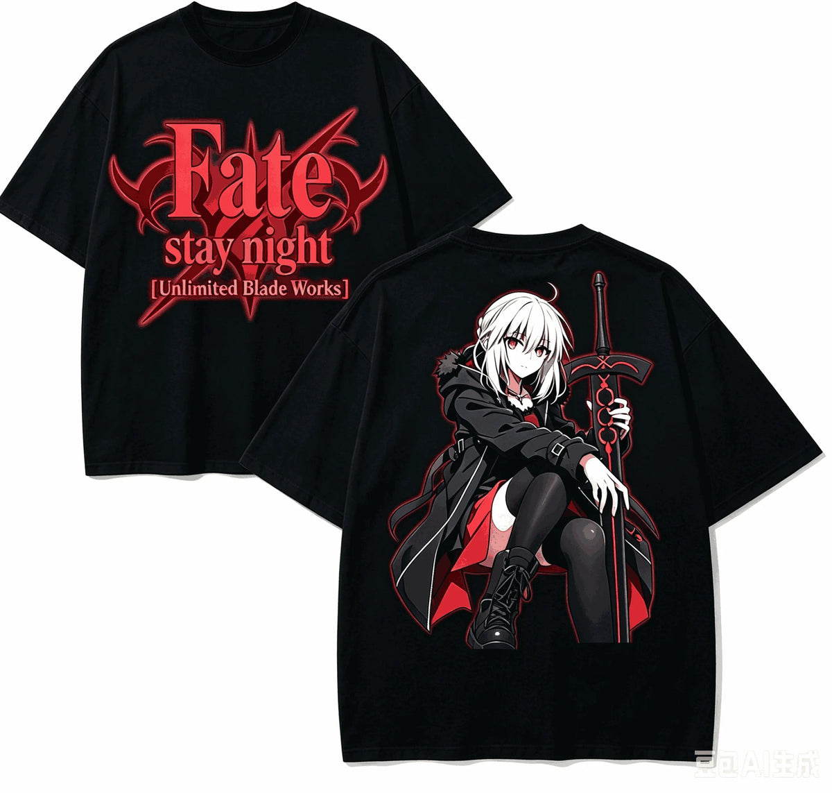 Fate stay night Anime Lover T-shirt Harajuku Cotton New Model