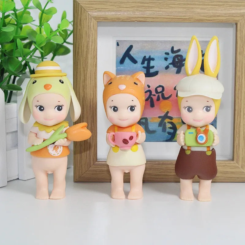 Cute Angel "Enjoy the Moment" Series Mini Doll Blind Box - Cute Doll Desktop Ornament Model Collectible Car Decoration Doll