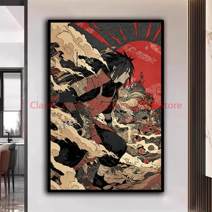 Naruto Akatsuki Ukiyo-E Poster