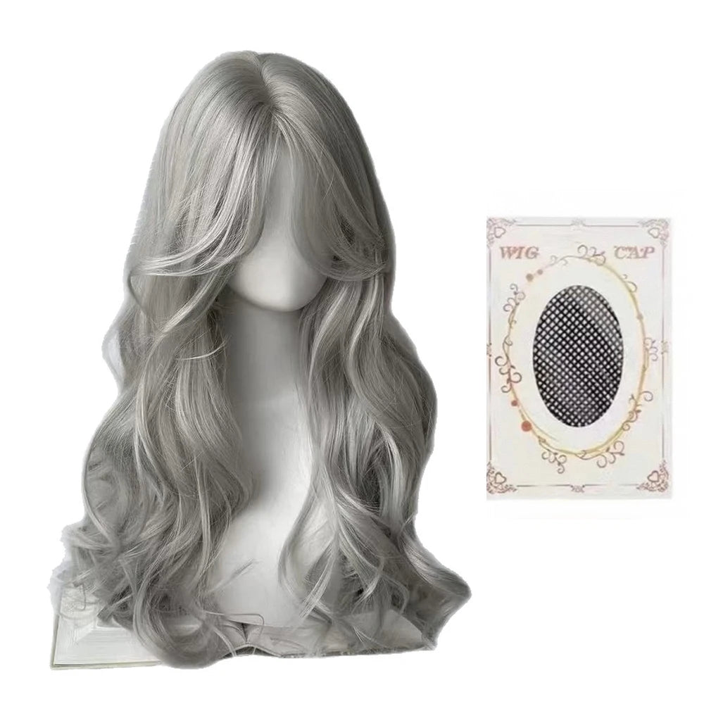 Anime Pink Wavy Wig