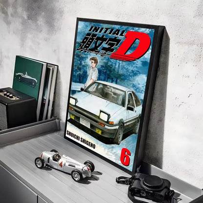 Initial D Car Wall Art