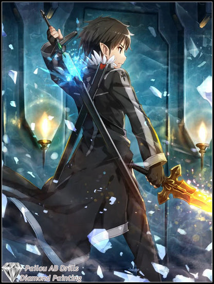 Sword Art Online Asuna Kirito Diamond Painting