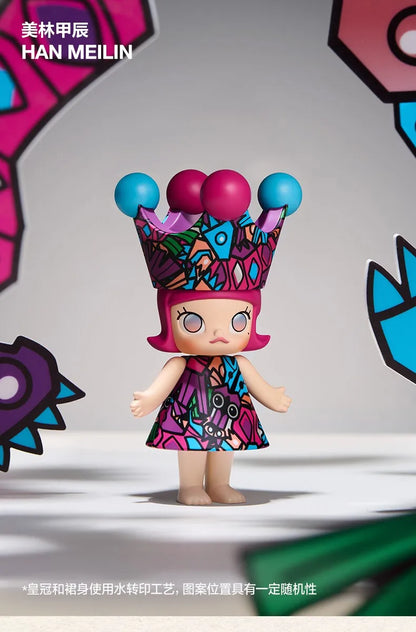 Genuine in Stock POPMART MEGA ROYAL MOLLY 100% Anniversary Series 1 Blind Box Ornament Gift