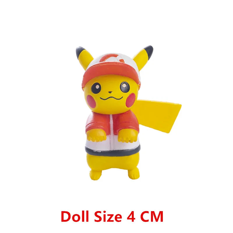 Pokemon 4-13Cm Toys Model Cartoons Movie Anime Figure