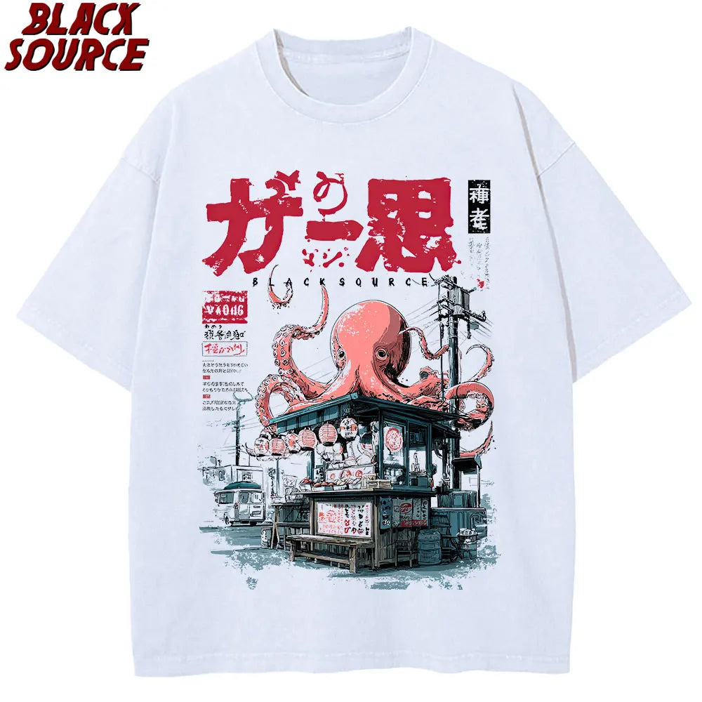 Takoyaki Street Food Oversized Tee