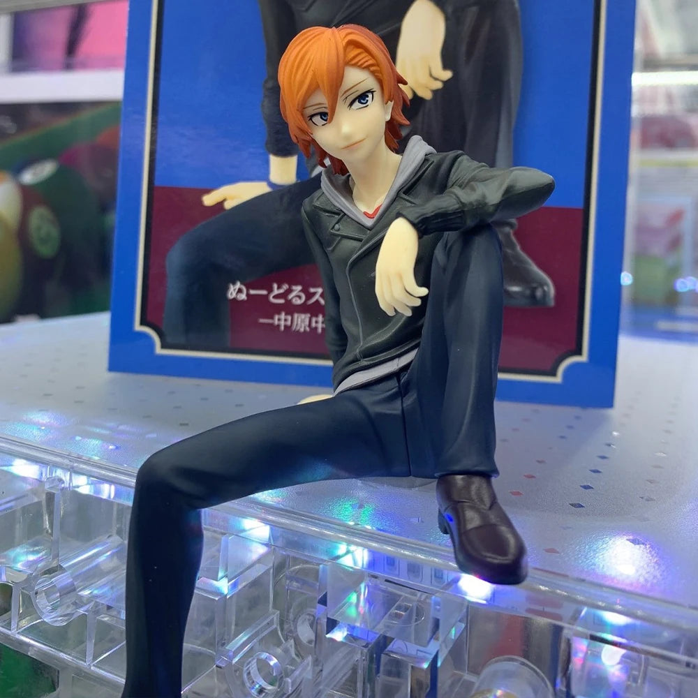Japan Anime Figures BSD Figurine Dazai Osamu Nakahara Chuuya Noodles Press Action Figure PVC Model Collection Toy Christmas Gift