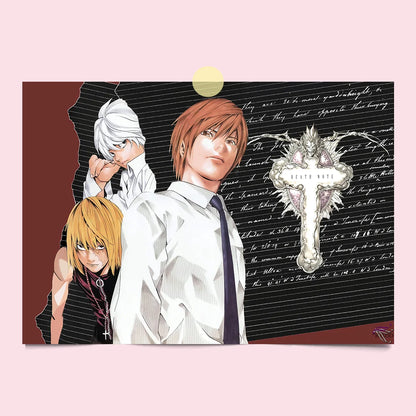 Death Note Light Yagami Canvas Poster