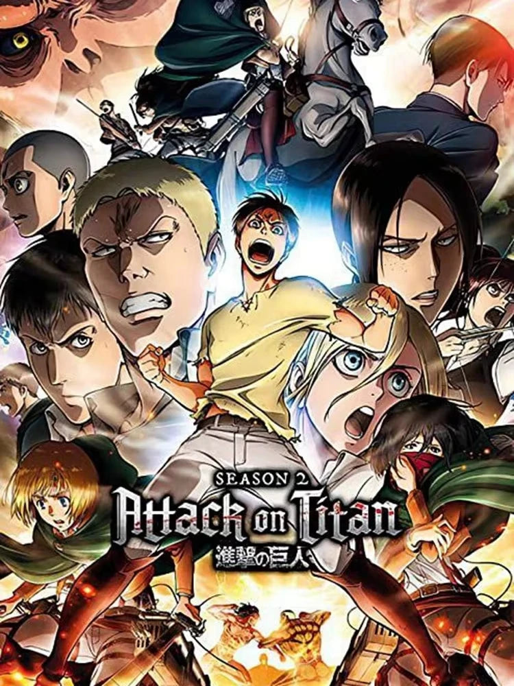 Japanese Anime Attack on Titan New Diamond Art Painting Captain Levi Ackerman Mikasa Picture Mosaic DIY Cross Stitch Kits Decor