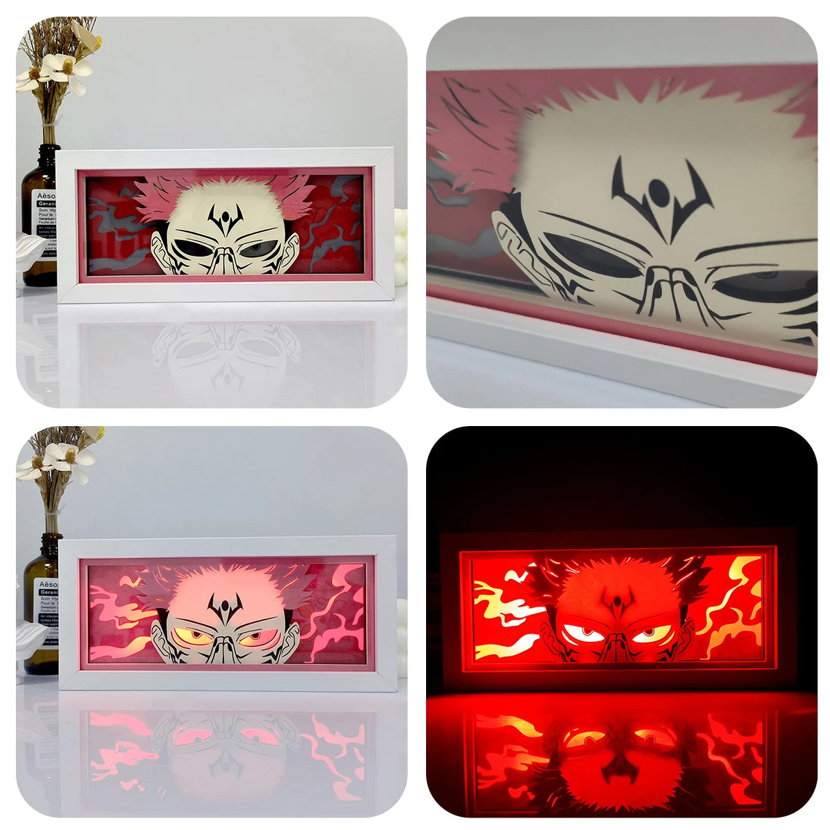 Anime Series Paper-Cut LED Lamp