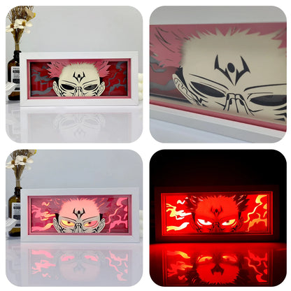 Anime Series Paper-Cut LED Lamp