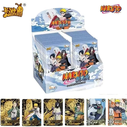 Genuine KAYOU Naruto Cards Box Anime Figure Card Booster Pack Sasuke Collection Flash Card Toy Birthday Christmas Surprise Gifts