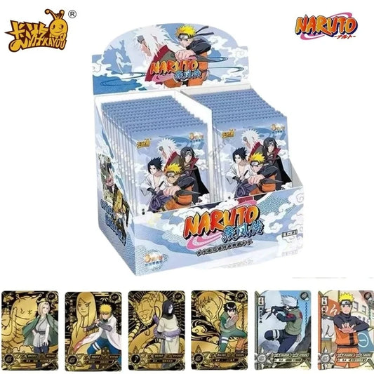 Genuine KAYOU Naruto Cards Box Anime Figure Card Booster Pack Sasuke Collection Flash Card Toy Birthday Christmas Surprise Gifts