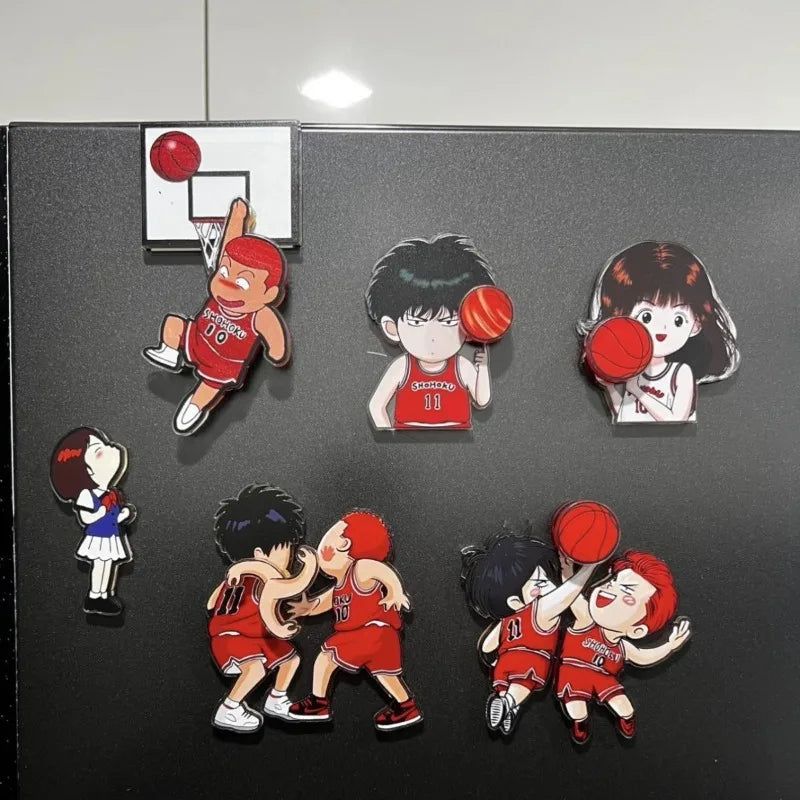 Slam Dunk Rotating Fridge Magnet