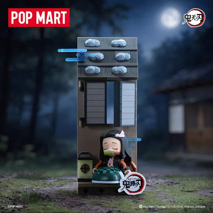 POP MART DEMON SLAYER Unwavering Resolve Arc Series Block Flgures Genuine Blind Box Doll Mystery Box Original Toys Gift
