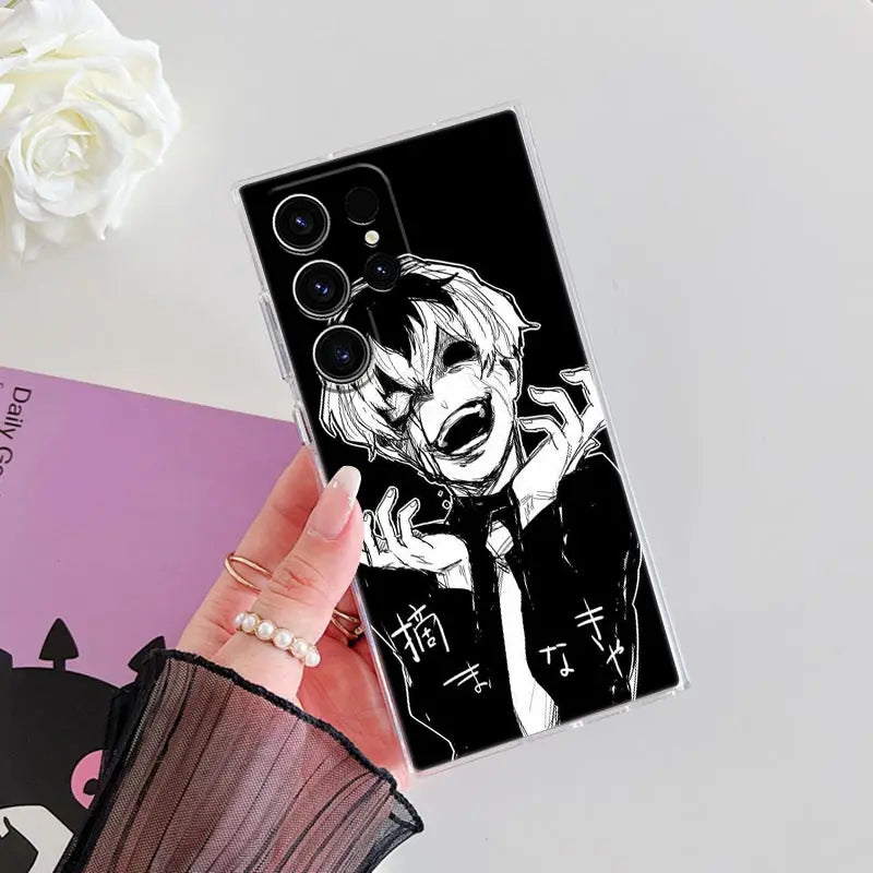 Tokyo Ghoul Kaneki Clear Phone Case