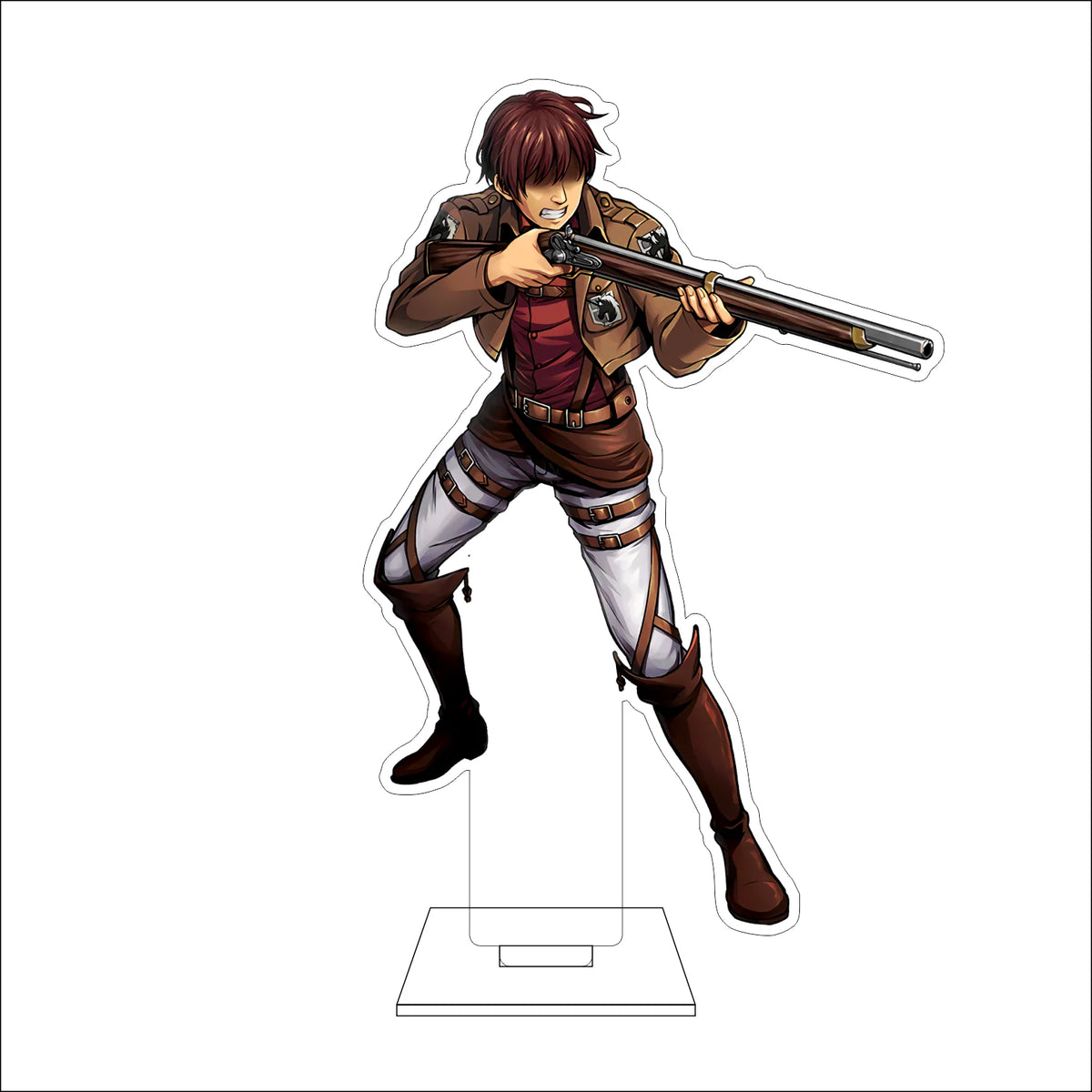 16CM Anime Attack on Titan Cosplay Acrylic Figure Stand Plate Armin Arlert Eren Jaeger Mikasa·Ackerman Ornaments Gifts