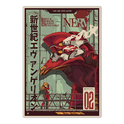 Neon Genesis Evangelion Shinji Canvas Print