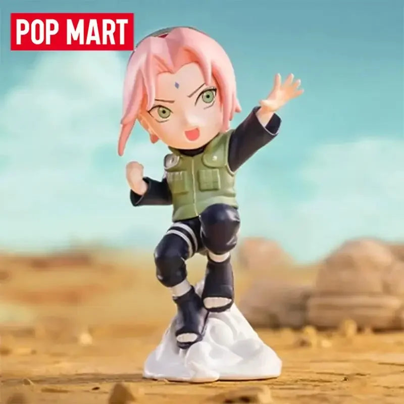 POP MART NARUTO Ninkai Taisen Series Blind Box Guess Bag Desktop Decoration Cute Model Gift Toys Anime