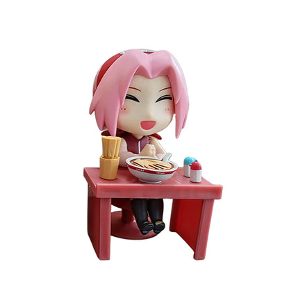 Naruto Shippuden Ramen Theme Series Blind Box - Chibi Mini PVC Anime Figures - Mystery Sasuke Uchiha & Naruto Toy Gifts