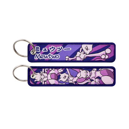 Anime Game Embroidery Keychain