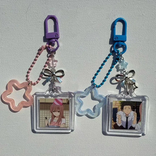 A Silent Voice Beaded Keychain