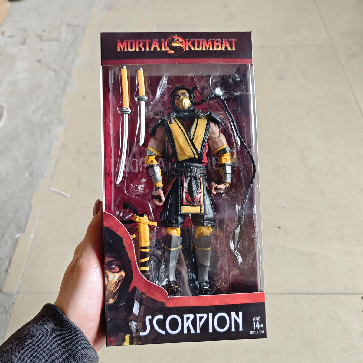 Anime SUB ZERO SCORPION Articulated Figure