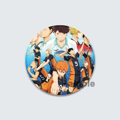 Haikyuu!! Anime Button Pins