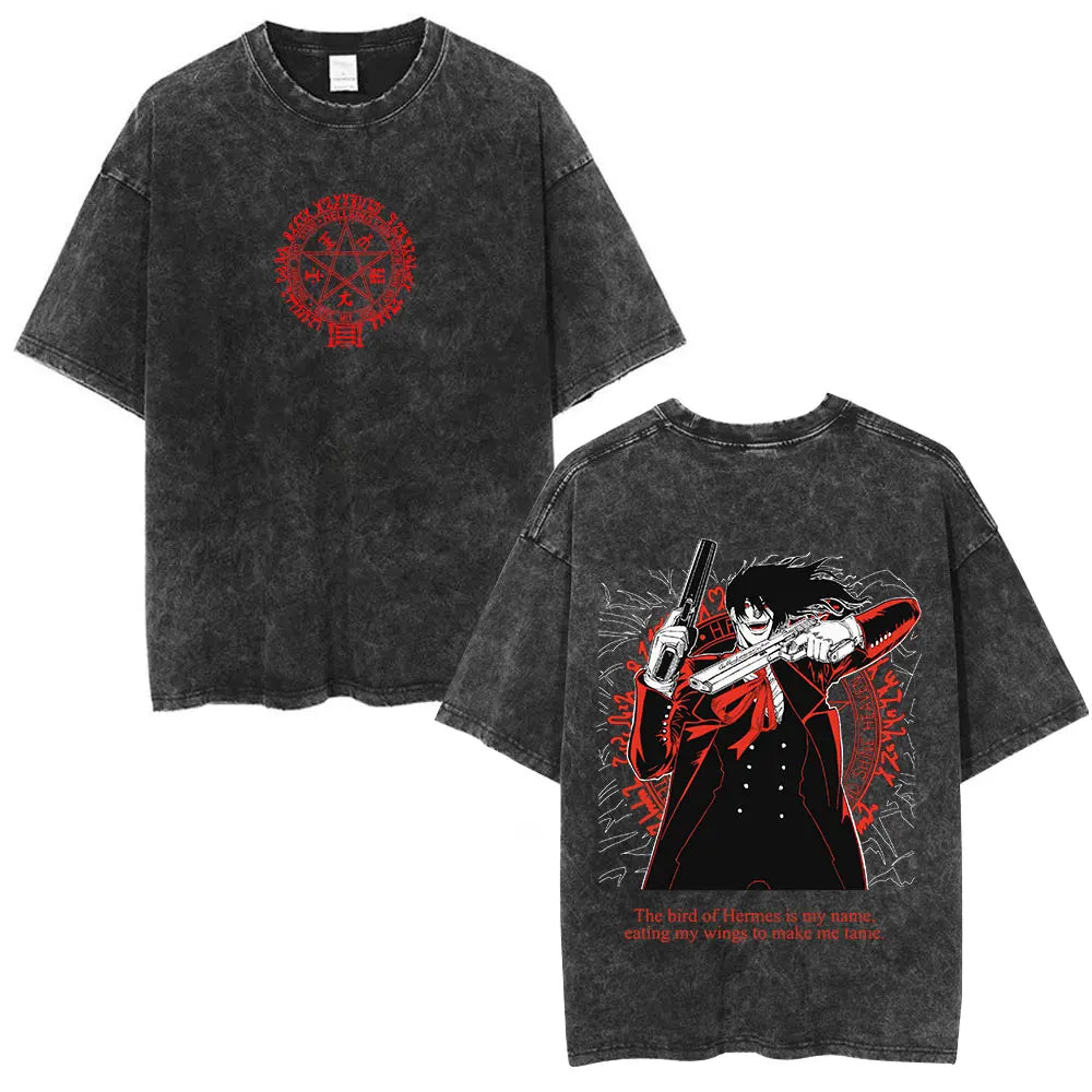 Hellsing Ultimate Alucard Washed T-Shirt