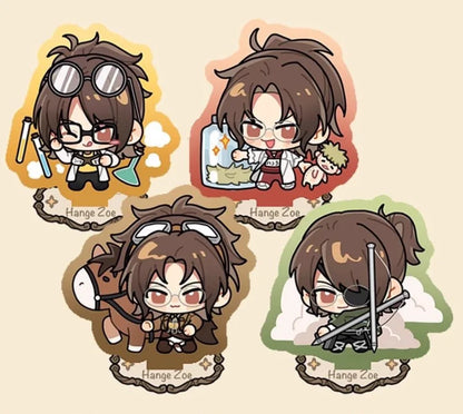 Anime Shingeki No Kyojin Hange Zoe Attack on Titan Ataque A Los Titanes Cosplay Acrylic Standing Sign Keyring Keychain Xmas Gift