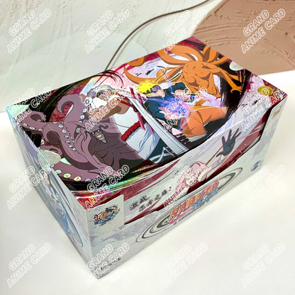 KAYOU Genuine Naruto Cards T2W9 T4W8 Booster Box Anime TCG Rare SE BP CR MR Ninja World Fight Chapter Collection Kids Toy Gift