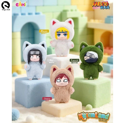 Brand New In Stock Genuine EAKI Naruto Shippuden KittenLand Vinyl Series Third Blind Box Plush Figurine Model Toys Holiday Gifts